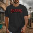 Sharks Back To School Spirit M Unisex T-Shirt Sharks Back To School Spirit M Unisex T-Shirt