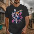 Skeleton Baseball Drip Boy Youth Dripping Baseball Halloween Unisex T-Shirt