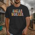 Social Worker Groovy Women Appreciation Day Back To School Unisex T-Shirt Social Worker Groovy Women Appreciation Day Back To School Unisex T-Shirt