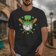 St Patricks Day Baseball Drip Ice Cream Baseball Home Plate Unisex T-Shirt St Patricks Day Baseball Drip Ice Cream Baseball Home Plate Unisex T-Shirt