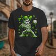 St Patricks Day Baseball Skeleton Irish Leprechaun Hat Boys Unisex T-Shirt