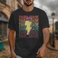 Third Grade Lightning Bolt Pencil 1st Day Of Back To School Unisex T-Shirt