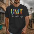 Unit Secretary Women Tie Dye Back To School Appreciation Day Unisex T-Shirt Unit Secretary Women Tie Dye Back To School Appreciation Day Unisex T-Shirt