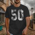 Vintage Baseball Number 50 Jersey Player Uniform Unisex T-Shirt Vintage Baseball Number 50 Jersey Player Uniform Unisex T-Shirt
