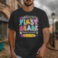 Watch Out First Grade Here I Come Back To School Boy Kids Unisex T-Shirt Watch Out First Grade Here I Come Back To School Boy Kids Unisex T-Shirt