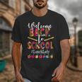 Welcome Back To School Lunch Lady Leopard On First Day Of School Unisex T-Shirt Welcome Back To School Lunch Lady Leopard On First Day Of School Unisex T-Shirt