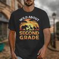 Wild About Second Grade Zoo Animals Back To School Safari Unisex T-Shirt