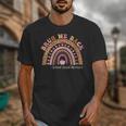 Women's Bruh We Back To School Social Worker Leopard Rainbow Unisex T-Shirt