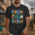 Women's Peace Out 5th Grade Retro Back To School Students Unisex T-Shirt Women's Peace Out 5th Grade Retro Back To School Students Unisex T-Shirt