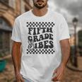 1st Day Of 5th Grade Vibes Retro Girls Back To School Boys Unisex T-Shirt 1st Day Of 5th Grade Vibes Retro Girls Back To School Boys Unisex T-Shirt