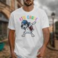 4th Grade Crew Dalmatian Dog Dabbing Back To School Premium Tri-Blend Unisex T-Shirt