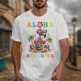 Aloha Fourth Grade Flamingo Hawaii Back To School Kids Girl Premium Tri-Blend Unisex T-Shirt Aloha Fourth Grade Flamingo Hawaii Back To School Kids Girl Premium Tri-Blend Unisex T-Shirt