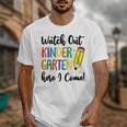 Back To School Kids Watch Out Kindergarten Here I Come Unisex T-Shirt