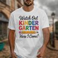 Back To School Watch Out Kindergarten Here I Come Kids Unisex T-Shirt