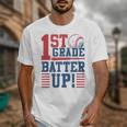Baseball 1st Grade Back To School 1st Grade Batter Up Unisex T-Shirt