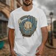 Baseball Drip Ice Cream Glove With Sprinkles And Ball Youth Premium Tri-Blend Unisex T-Shirt