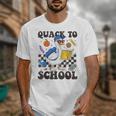 Boys Kid Back To School Goose Quackers Quack To School Unisex T-Shirt