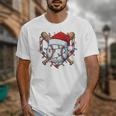 Christmas Baseball Santa Hat For Baseball Players Fans Unisex T-Shirt Christmas Baseball Santa Hat For Baseball Players Fans Unisex T-Shirt