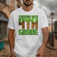 Creepin’ Into 4th Grade Kids Boy Gamer Pixel Back To School Performance Unisex T-Shirt