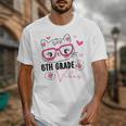 Cute 6th Grade Vibes Cat Kitten Lover Back To School Girls Unisex T-Shirt