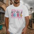 Girl First Day Of School Coquette Bow Pink Back To School Unisex T-Shirt Girl First Day Of School Coquette Bow Pink Back To School Unisex T-Shirt