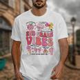 Girls 2nd Grade Vibes Coquette Pink Bow Back To School Unisex T-Shirt Girls 2nd Grade Vibes Coquette Pink Bow Back To School Unisex T-Shirt