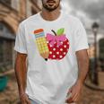 Girls Back To School Apple Toddler First Day Of Preschool Unisex T-Shirt