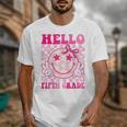 Hello Fifth Grade Coquette Bow Back To School 5th Grade Girl Unisex T-Shirt