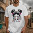 Little Miss Pre-K Girls Back To School Messy Bun Performance Unisex T-Shirt Little Miss Pre-K Girls Back To School Messy Bun Performance Unisex T-Shirt