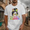 Little Miss Preschool Messy Bun Tie Dye Back To School Girls Unisex T-Shirt