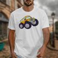 Monster Truck School Bus Yellow Back To School Kids Toddler Unisex T-Shirt