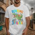 Roaring Into 3rd Grade Back To School Dinosaurus T-Rex Premium Tri-Blend Unisex T-Shirt
