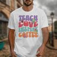 Teach Love Inspire Coffee Cute Teaching Quote Back To School Unisex T-Shirt Teach Love Inspire Coffee Cute Teaching Quote Back To School Unisex T-Shirt