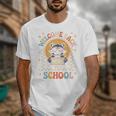 Welcome Back To School Raccoon First Day Of School Checkered Premium Tri-Blend Unisex T-Shirt Welcome Back To School Raccoon First Day Of School Checkered Premium Tri-Blend Unisex T-Shirt