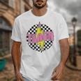 Women Checkered Teach Pencil Lightning Bolt Back To School Unisex T-Shirt