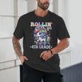 4th Grade Back To School First Day Girls Rollin Unicorn Unisex T-Shirt