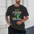 4th Grade Level Unlocked Back To School Pixel Game Unisex T-Shirt