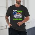 Back To School 6th Grade Level Unlocked Gamer Boys Kids Unisex T-Shirt