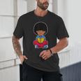 Back To School Afro African American Boy Student Unisex T-Shirt