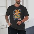 Back To School Lion School Bus 100 Days Of School Unisex T-Shirt