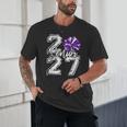 Class Of 2027 Cheer Purple Senior 2027 Back To School Unisex T-Shirt Class Of 2027 Cheer Purple Senior 2027 Back To School Unisex T-Shirt