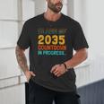 Class Of 2035 Countdown In Progress Fun Back To School Retro Unisex T-Shirt