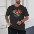Disney Minnie Mouse Back To School Supplies Face Outline Unisex T-Shirt