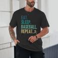 Eat Sleep Baseball Repeat Baseball Player Baseball Unisex T-Shirt Eat Sleep Baseball Repeat Baseball Player Baseball Unisex T-Shirt