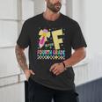 F Is For Fourth Grade Back To School Pencil Bow 4th Grade Unisex T-Shirt