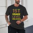 First Day Of 1st Grade Level Unlocked Back To School For Boy Unisex T-Shirt