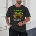 First Day Of 4th Grade Level Begins Back To School Boy Unisex T-Shirt First Day Of 4th Grade Level Begins Back To School Boy Unisex T-Shirt
