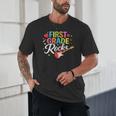 First Grade Rocks Colorful Back To School Guitar Unisex T-Shirt First Grade Rocks Colorful Back To School Guitar Unisex T-Shirt
