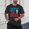 Kickflip Into 2nd Grade Skateboard Lover Back To School Unisex T-Shirt