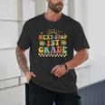 Next Stop 1st Grade Groovy Retro First Grade Back To School Unisex T-Shirt Next Stop 1st Grade Groovy Retro First Grade Back To School Unisex T-Shirt